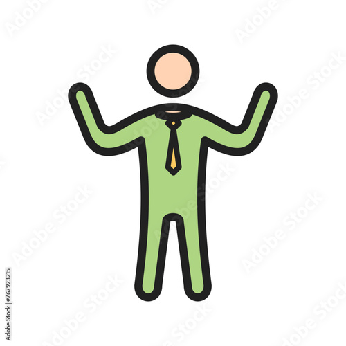 Personality Traits Line Filled Icons