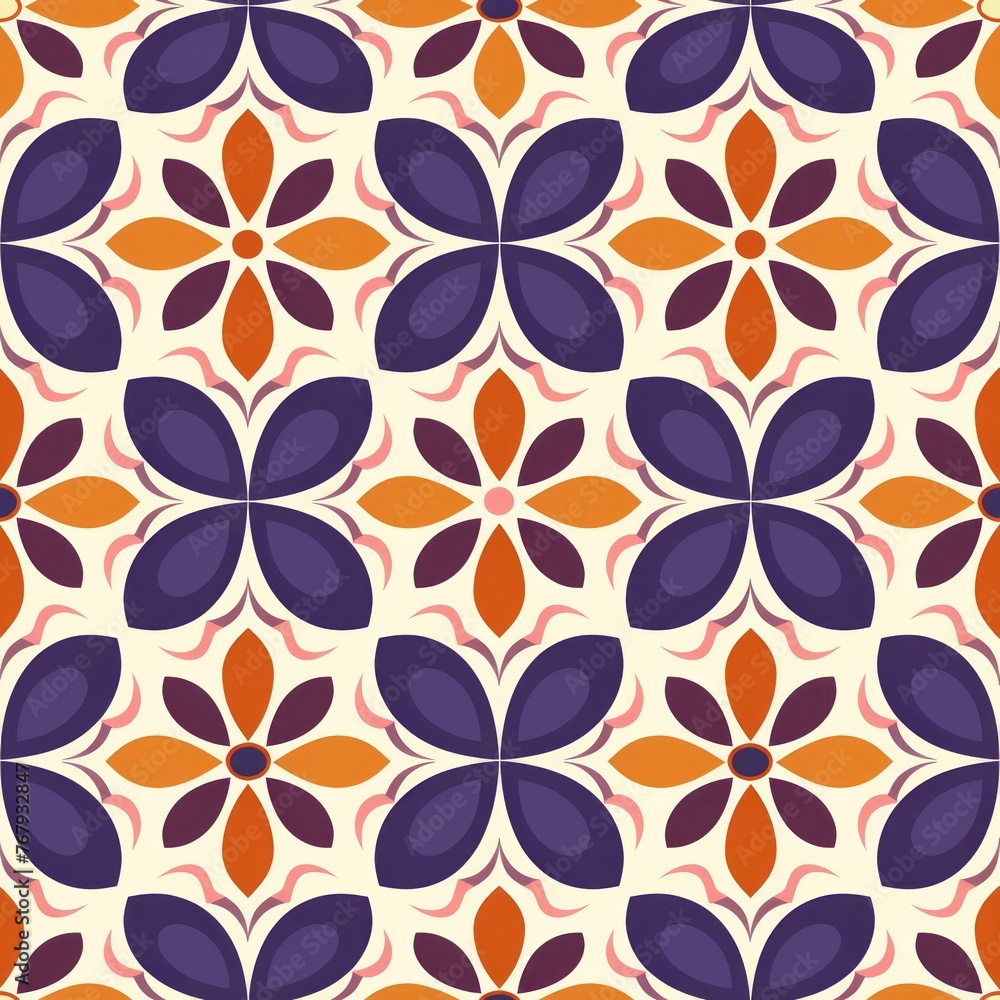 Seamless retro pattern. Trendy backgrounds in 70s style. Nostalgia, abstract floreal ornaments, vintage backgrounds, wallpaper Seamless retro pattern. Trendy backgrounds in 70s style. Nostalgia, abstract floreal ornaments, vintage backgrounds, wallpaper