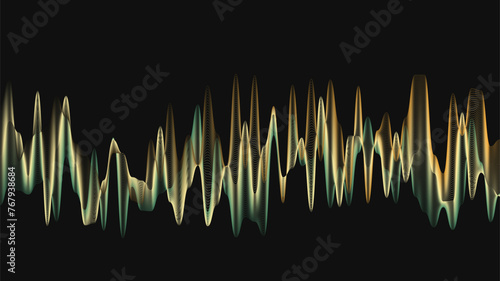 the same wave that the person is using is projected from a light source