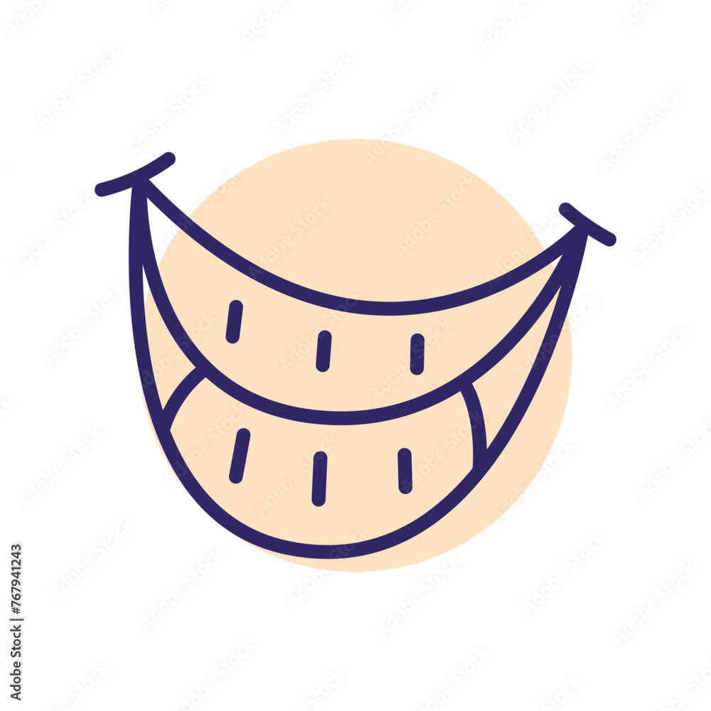 Cartoon teeth smile line icons set. Character hand. Cartoon teeth smile line icons set. Character hand.