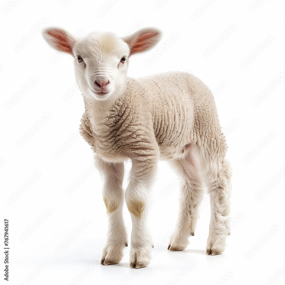 Obraz premium sheep isolated on white