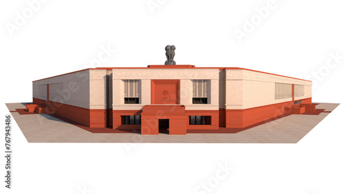 Fotografie Indian New Parliament 3d Render
