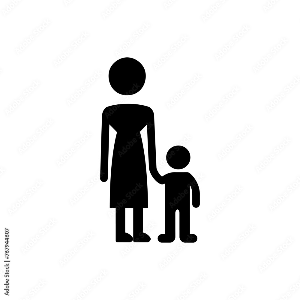Mother and Child Icon Mother and Child Icon
