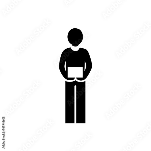 Man Holding a Box Icon