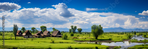 The Serenity Enveloped in Countryside Environment: A Symphony of Nature and Agriculture photo