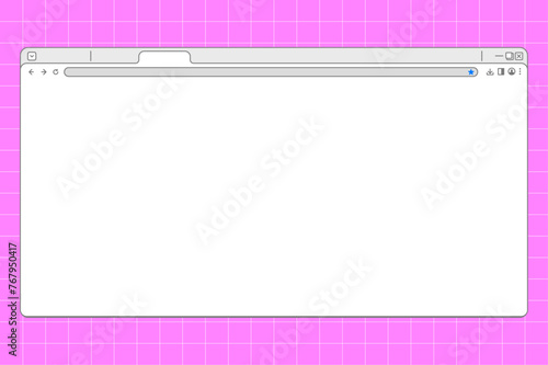 인터넷 브라우저 웹사이트 창 프레임