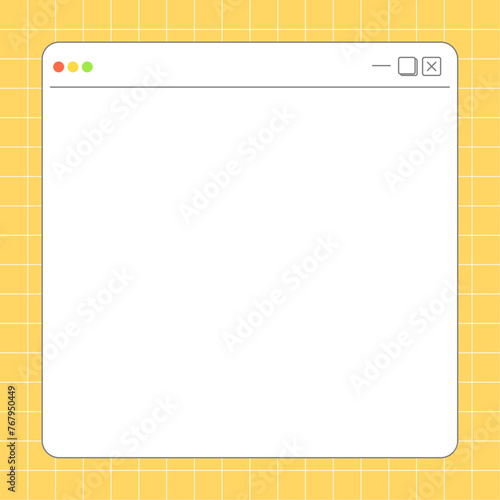 인터넷 브라우저 웹사이트 창 프레임