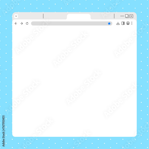 인터넷 브라우저 웹사이트 창 프레임