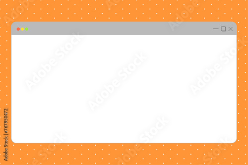 인터넷 브라우저 웹사이트 창 프레임