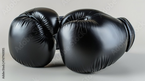 Black and Red Boxing Gloves