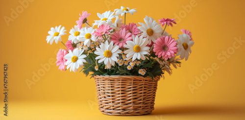 a basket of flowers © Petru