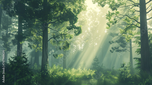 Tranquil Forest Serenity