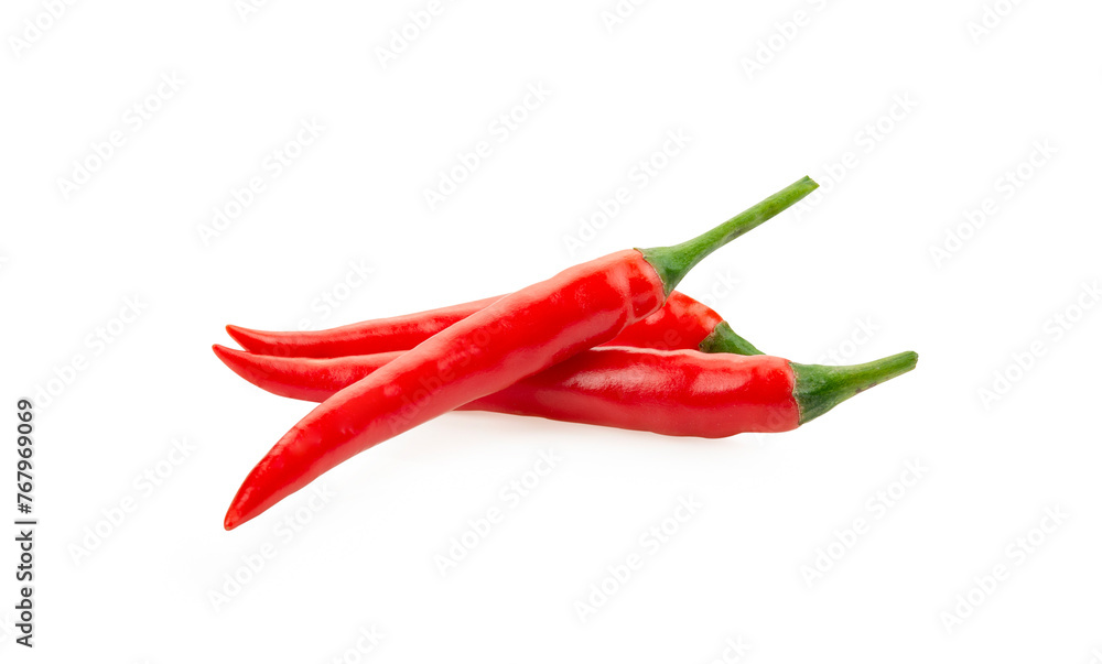 red pepper on white background red pepper on white background