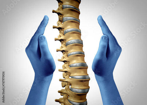 Chiropractic and Osteopathy or Chiropractor and Osteopaths as healthcare professionals for spine nervous system therapy and musculoskeletal system relief or overall health treatment.