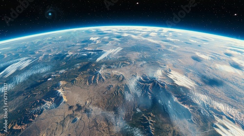 Earth Viewed From Space, planet