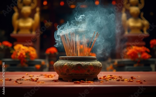 smoke, temple, soothes photo