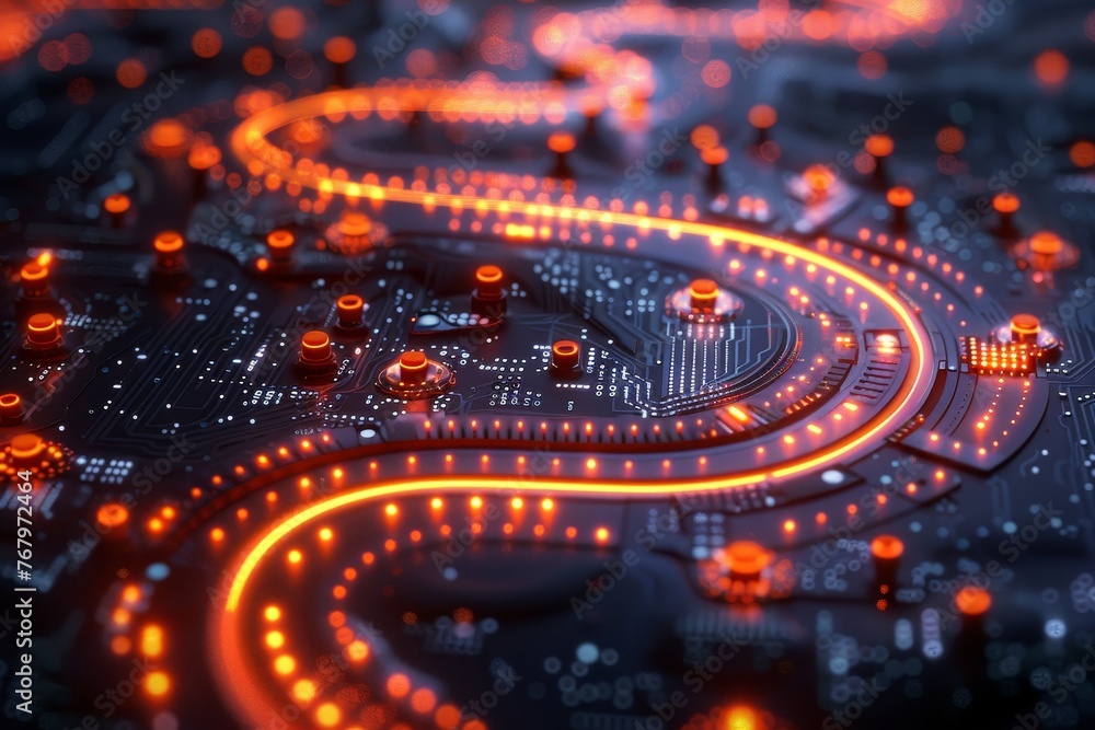 A close - up of a 3D model depicting futuristic financial graphs and charts, representing data analytics in business A close - up of a 3D model depicting futuristic financial graphs and charts, representing data analytics in business