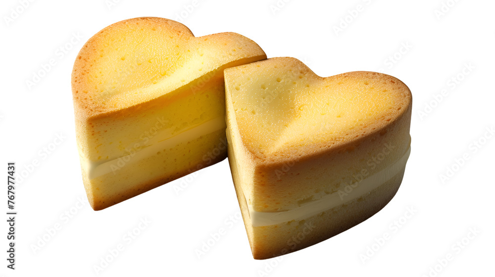 PNG Cutout of a Heart Shape Plain Cake Isolated on Transparent Backdrop PNG Cutout of a Heart Shape Plain Cake Isolated on Transparent Backdrop