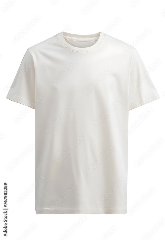 White blank T-shirt mock up isolated on white background White blank T-shirt mock up isolated on white background