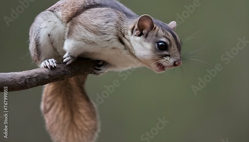 A Flying Squirrel With Its Nose Sniffing The Air F © Komar