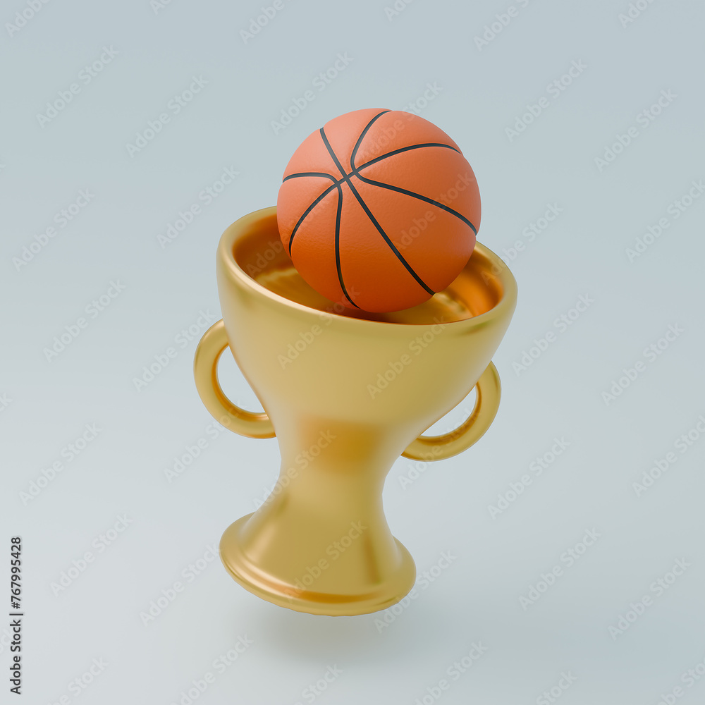 Basket ball with cubock. Sport concept design. White background. Sport online live. bet casino design. goal competition. motion graphic. 3d render. Basket ball with cubock. Sport concept design. White background. Sport online live. bet casino design. goal competition. motion graphic. 3d render.