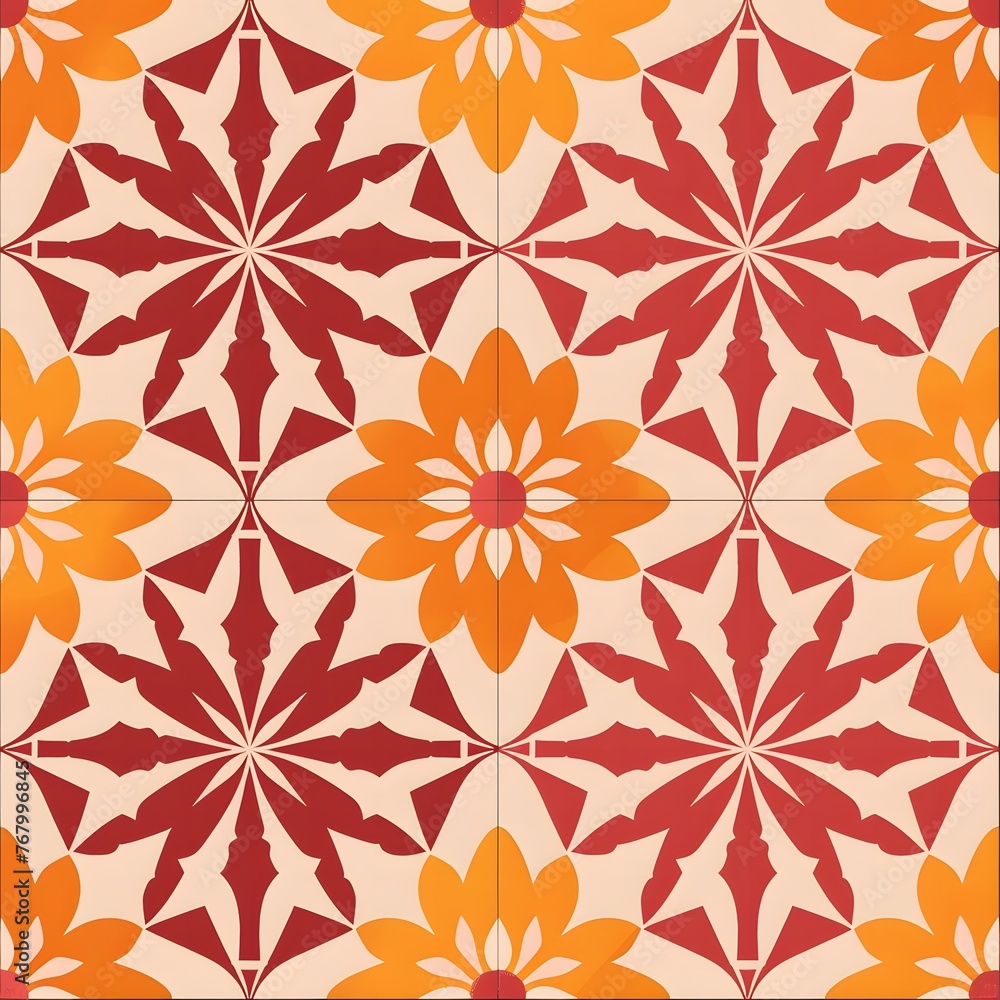 Colorful Flower Pattern Colorful Flower Pattern