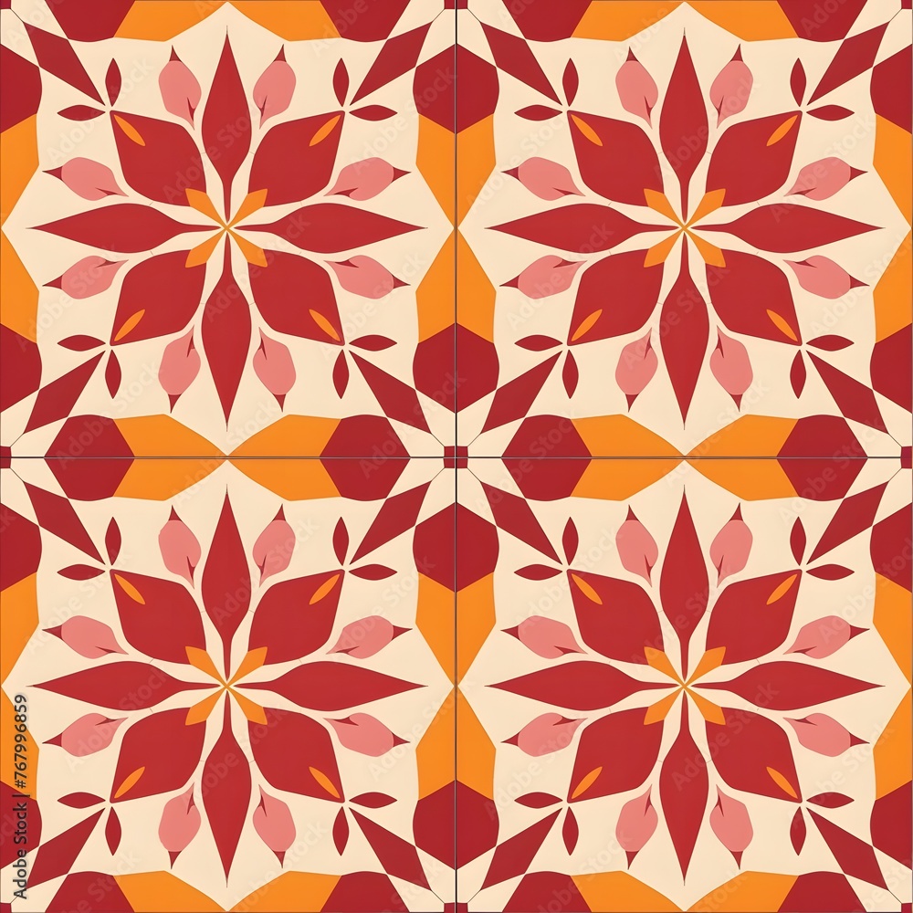 Colorful Flower Pattern Colorful Flower Pattern