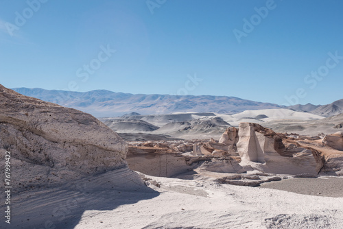 Campo de piedra pómez, Catamarca, Argentina. 