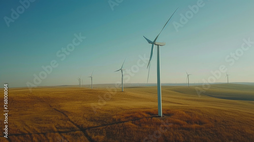 Wind Farm Ecosystem  Harmony with Nature