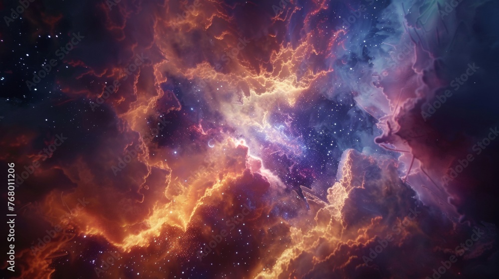 AI-assisted virtual reality dive into the heart of a nebula exploring the birthplace of stars with dynamic AI-assisted virtual reality dive into the heart of a nebula exploring the birthplace of stars with dynamic