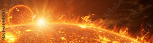AI-driven exploration of the Suns surface in VR including solar flares and sunspots