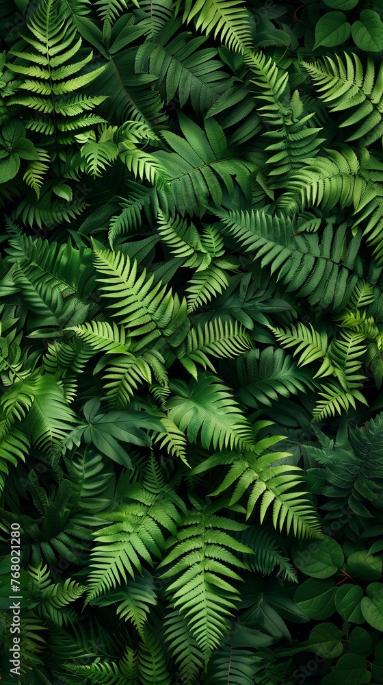 Green fern wallpaper Green fern wallpaper