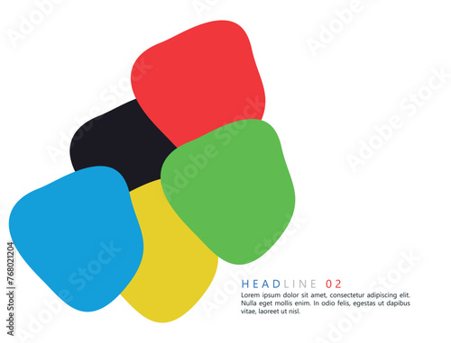 Abstract multicolored background. Vector graphics for design. Texture Illustration