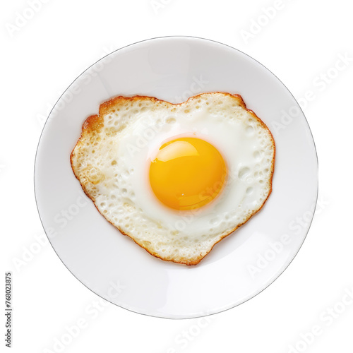 sunny side up heart egg png