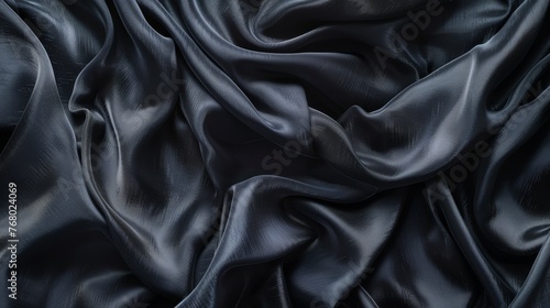 realistic black fabric