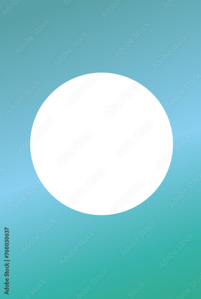 blue and green gradient frame with a circle in the middle without background blue and green gradient frame with a circle in the middle without background