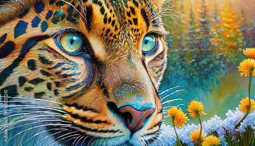 gros plan d'un jaguar photo