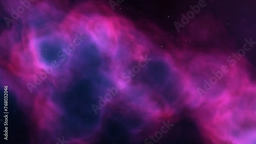 nebula gas cloud in deep outer space
