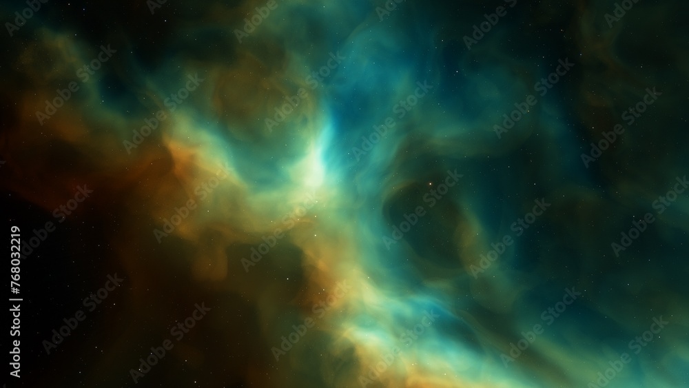 Fototapeta premium nebula gas cloud in deep outer space