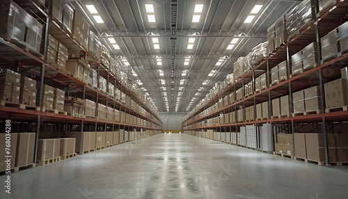 Logistics Distribution Center and Retail Warehouse © wiizii