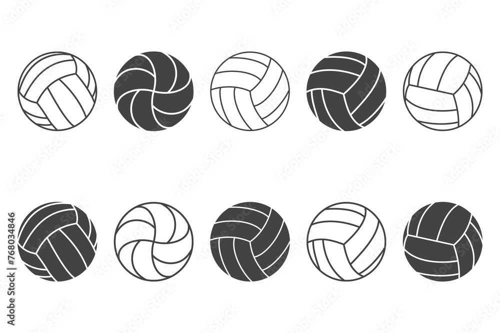 Vector Volleyball Sports Ball design,