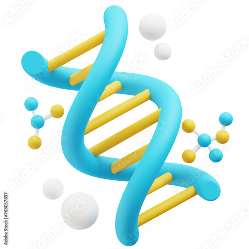 DNA 3d icon
