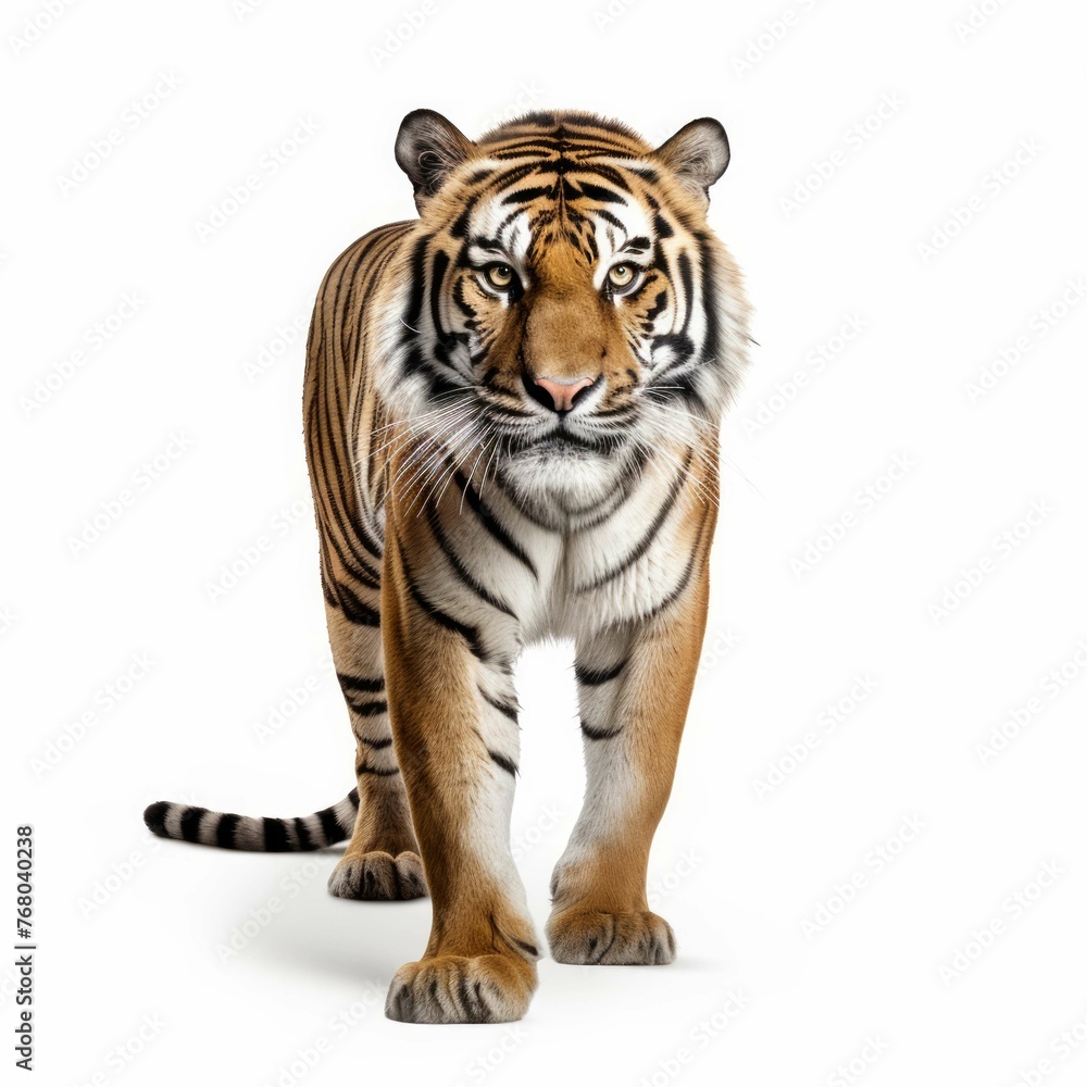 Tiger isolated on white background