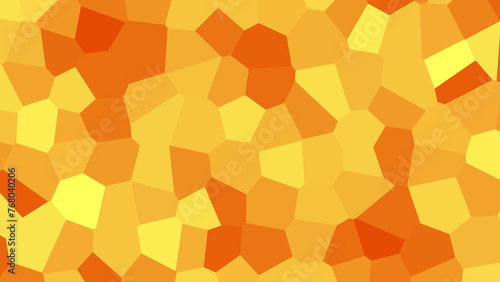 オレンジのグラデーションが美しい幾何学模様の背景