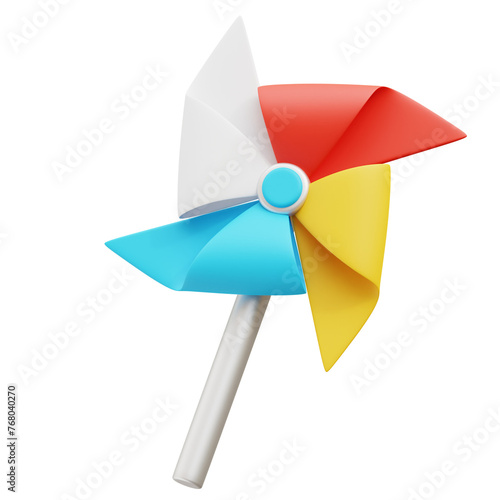 Pinwheel 3d icon