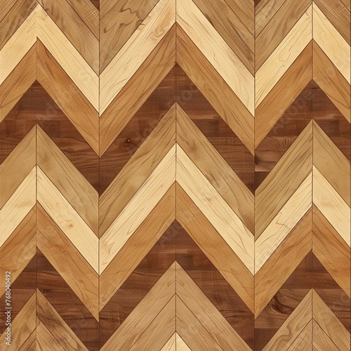 Chevron pattern in warm brown on light oak 01 - Perfectly repeating background pattern for your designs