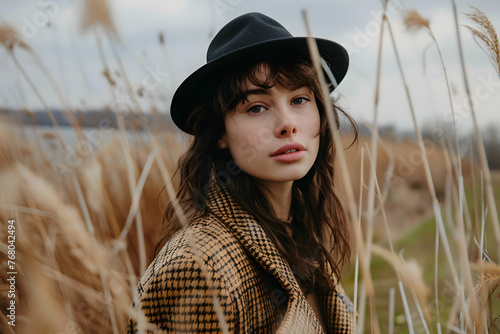 woman portrait with natural background