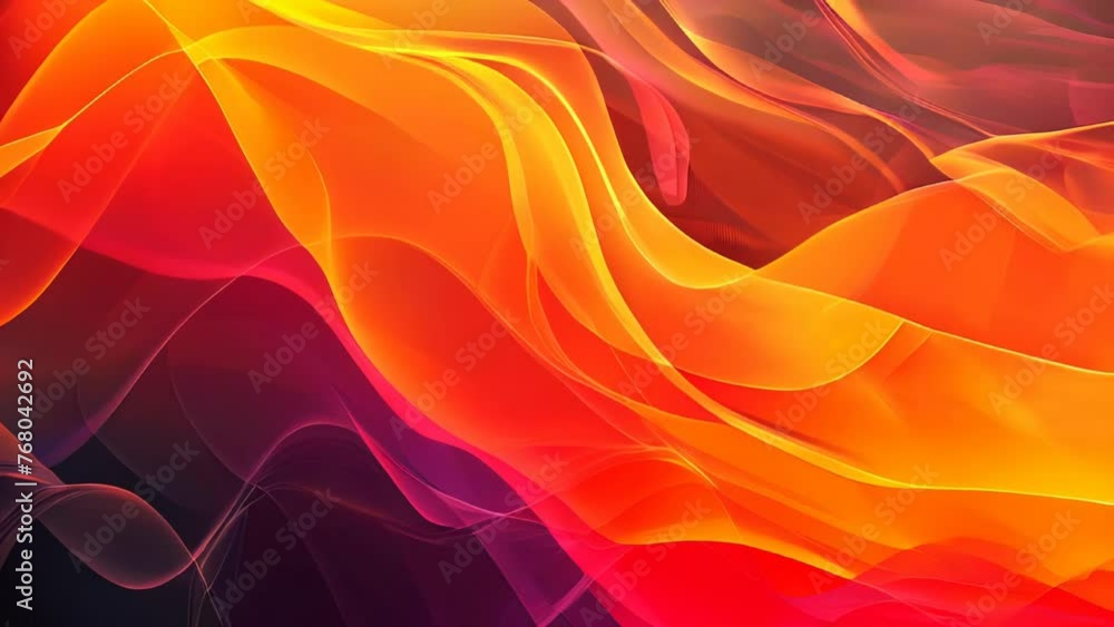 Abstract background with red, orange and yellow waves. Vector illustration. Abstract background with red, orange and yellow waves. Vector illustration.