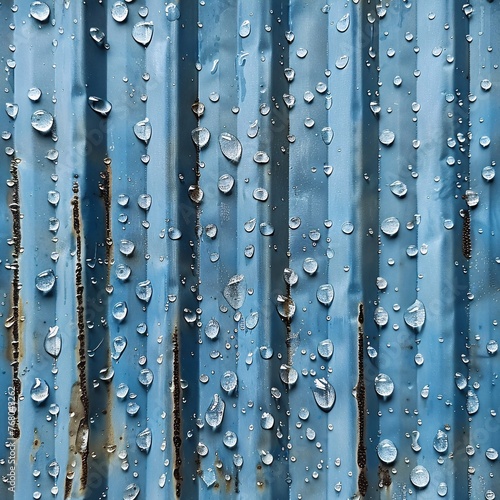 A chorus of raindrops tapping on tin roof 01 - Perfectly repeating background pattern for your designs