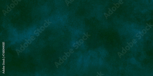 Lovely green Chalkboard display for background. grunge textures green blue color. watercolor paint splash. copy space for add text message. vintage wall texture. soft and smooth textile material.